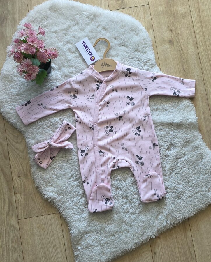 Rozi komplet s pandama