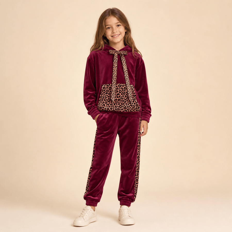 Bordo komplet s leopard uzorkom